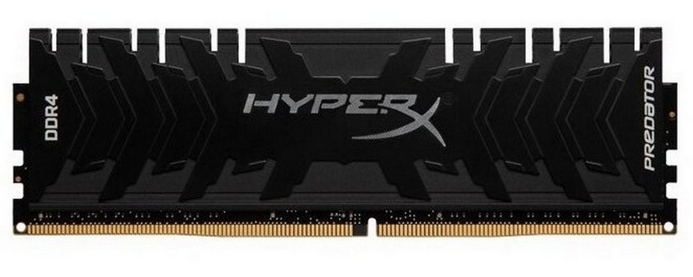 .8GB DDR4-3600MHz  Kingston HyperX Predator (HX436C17PB4/8), CL17-19-19, 1.35V, Intel XMP 2.0, Black