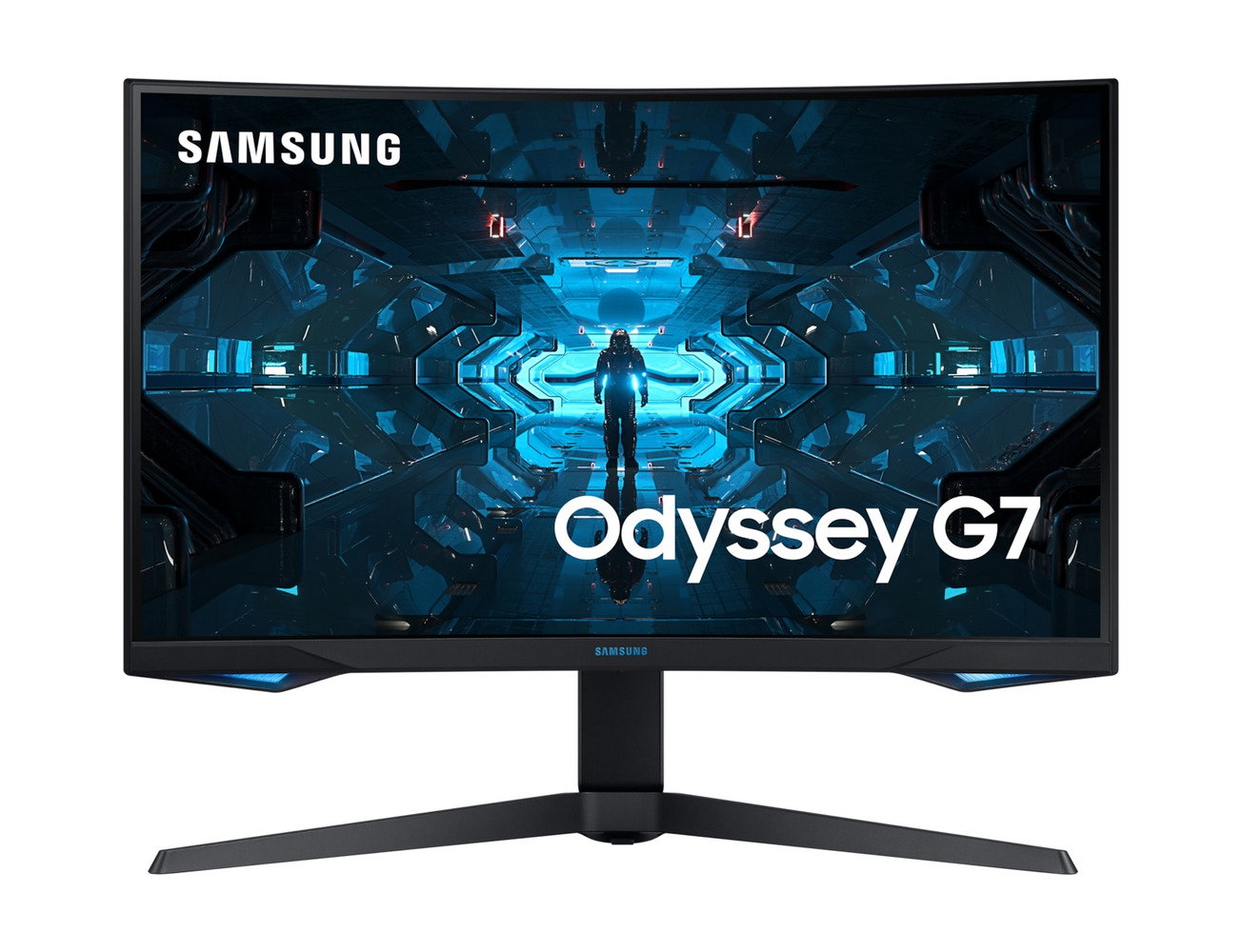 26,9" Игровой монитор Samsung C27G75TQSI, SVA 2560x1440 WQHD, Чёрный