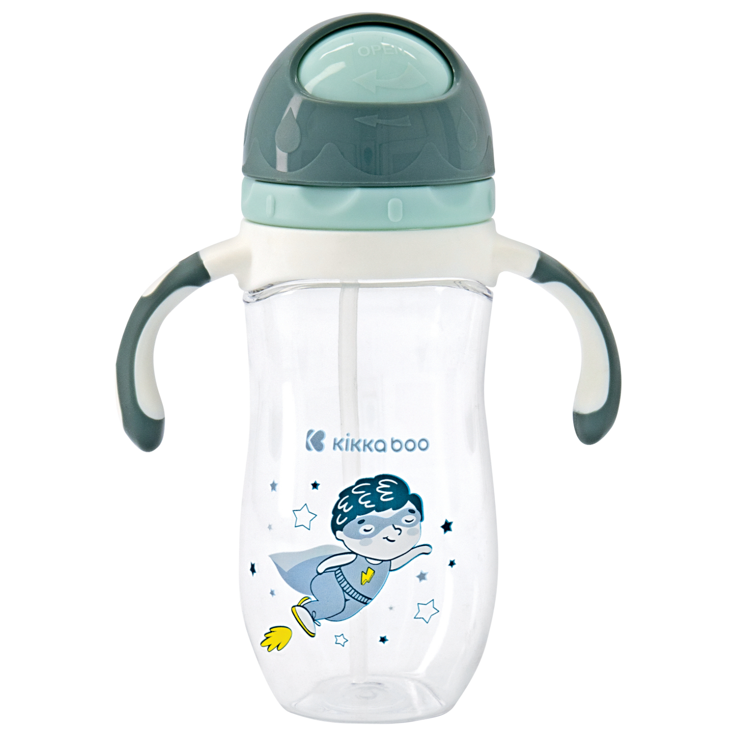 Tritan sippy cup with a straw Kikka..
