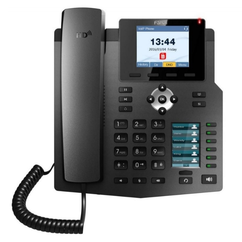 Cumpara  Echipamente VoIP - Fanvil X4 Black, VoIP phone, Colour Display, ..