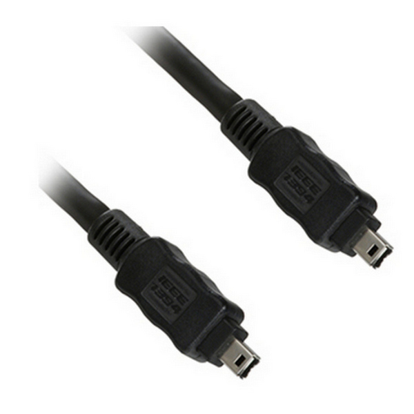 Cable Firewire IEEE1394 4P/4P M/M Black , 1.8..