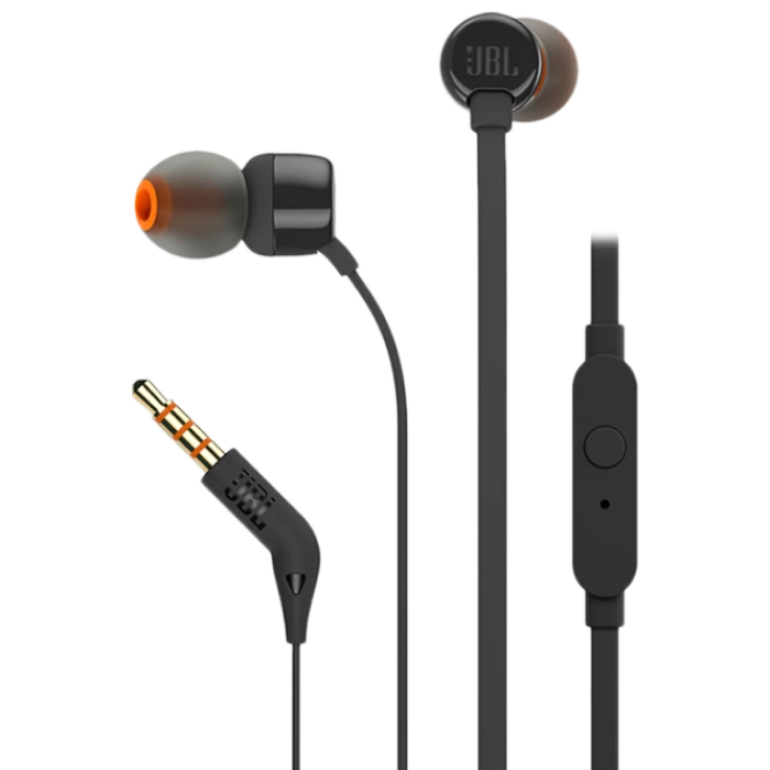 Earphones  JBL T110 Black..