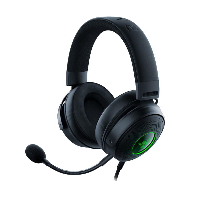 Gaming Headset Razer Kraken V3, 50mm drivers, 20-20kHz, 32 Ohm, 96db, 325g, On-earcup control, Det.C