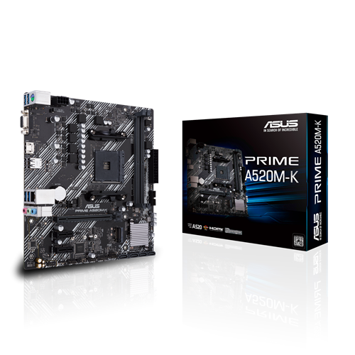 MB AM4 Asus PRIME A520M-K  mATX..