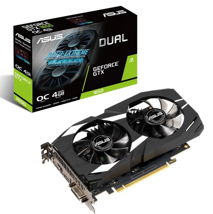 VGA ASUS GTX1650 4GB GDDR5 Dual OC  (DUAL-GTX..