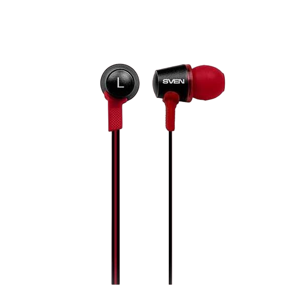 Cumpara  Casti audio - Earphones SVEN E-190M, Black, with Microphone..