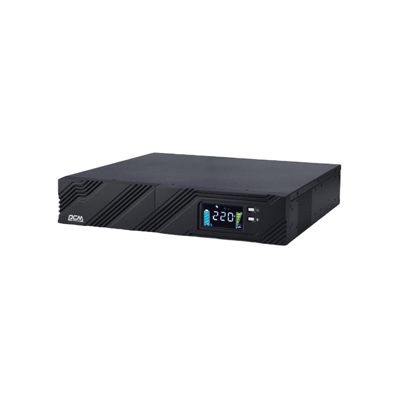 UPS PowerCom SPR-3000,3000VA/2400W,Tower/Rack2U,Smart Line Int.,Sinewave,LCD,AVR,USB,8xIEC C13+1xC19