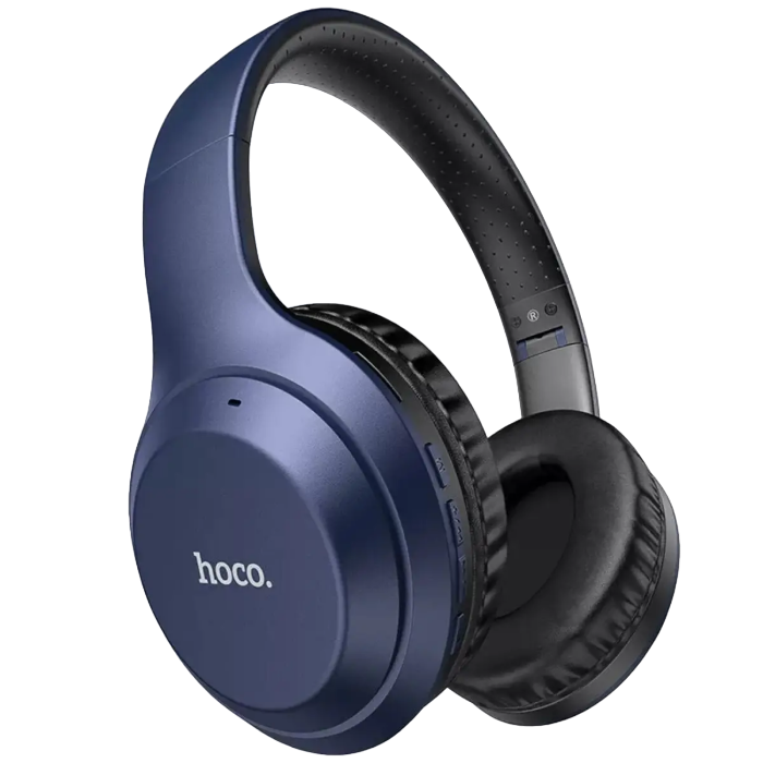 Bluetoth Headphones Hoco W28 Blue, with Microphone