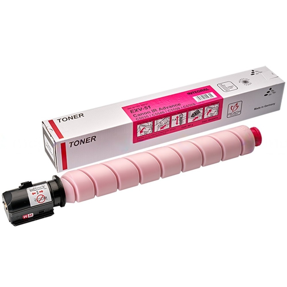 Toner for Canon IR Advance C5535/5535i/5540i/5550i/5560i  Integral, Magenta (EXV-51)