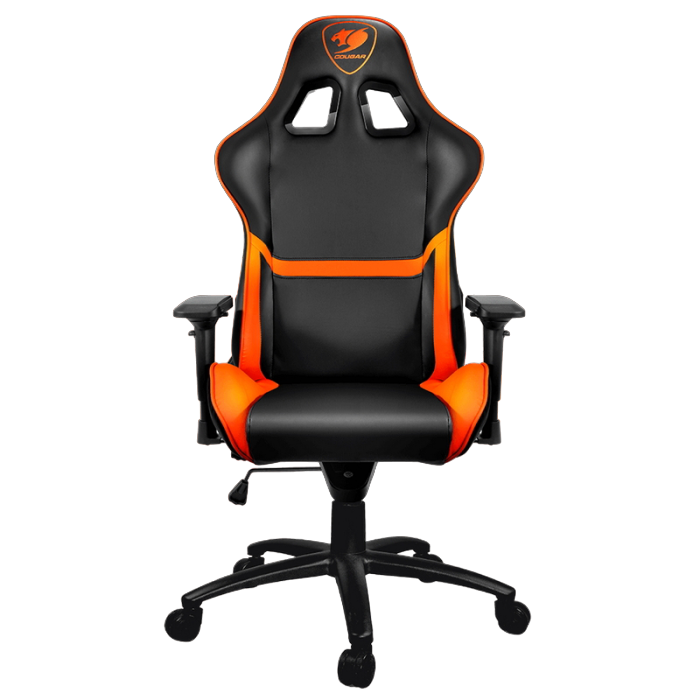 Gaming Chair Cougar ARMOR Black/Orange, User max load up to 120kg / height 150-185cm