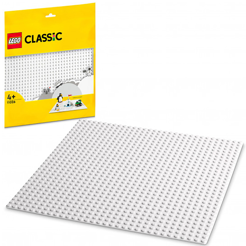 Lego 11026 White Baseplate
