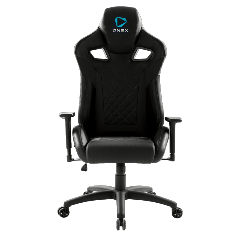 Игровое кресло ONEX GX5, ПВХ Кожа, Чёрный