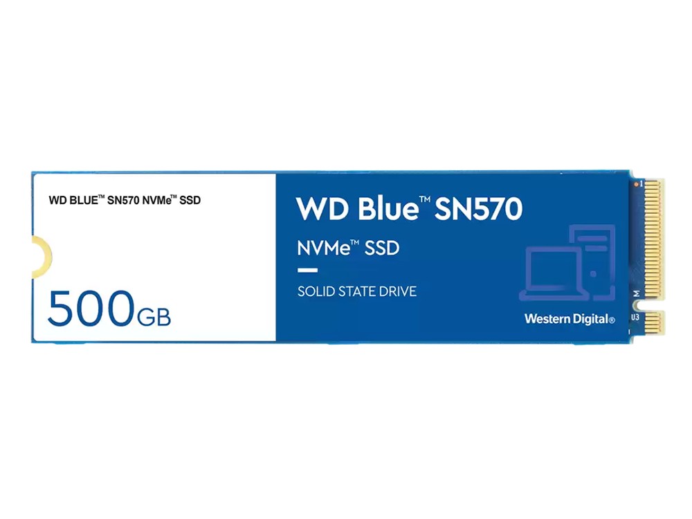 .M.2 NVMe SSD  500GB   WD  Blue SN570 [PCIe 3..