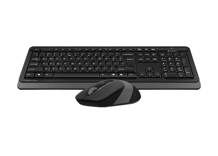 Клавиатура и мышь A4Tech FG1010, Беспроводное, Черный/Серый