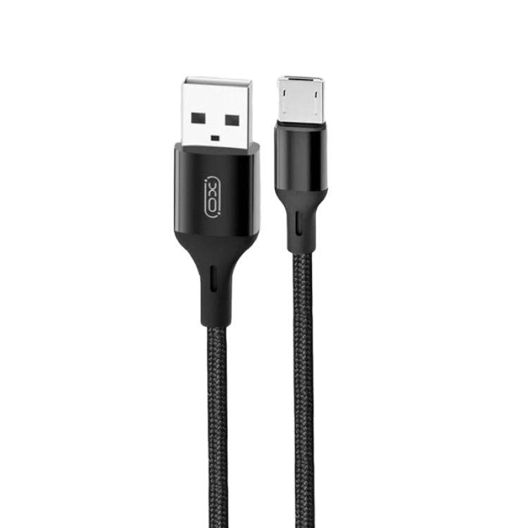 Cumpara  Incarcatoare și Powerbank - Micro-USB Cable XO, Braided NB143, 2M, Black..