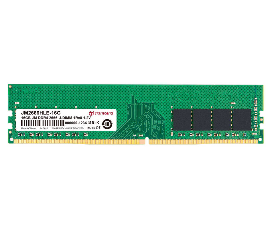 16GB DDR4-  2666MHz Transcend PC213..