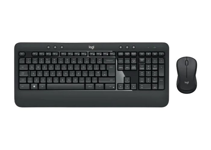 Клавиатура и мышь Logitech MK540, Беспроводное, Чёрный