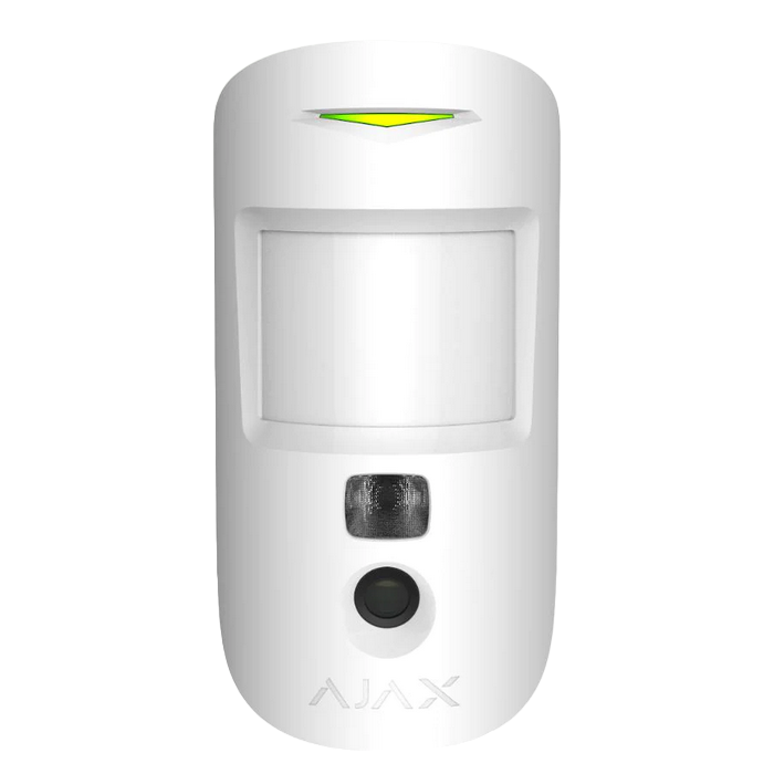 Ajax Wireless Security Motion Detector with Photo "MotionCam (PhOD)", White