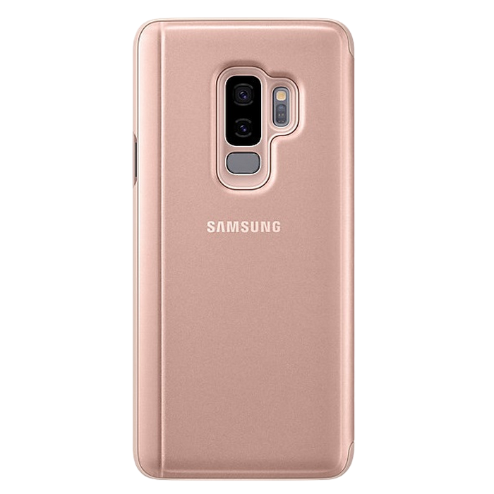 Original Sam. Clear view cover Galaxy S9+, Gold