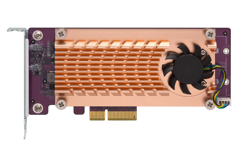 QNAP Dual M.2 PCIe SSD expansion card 