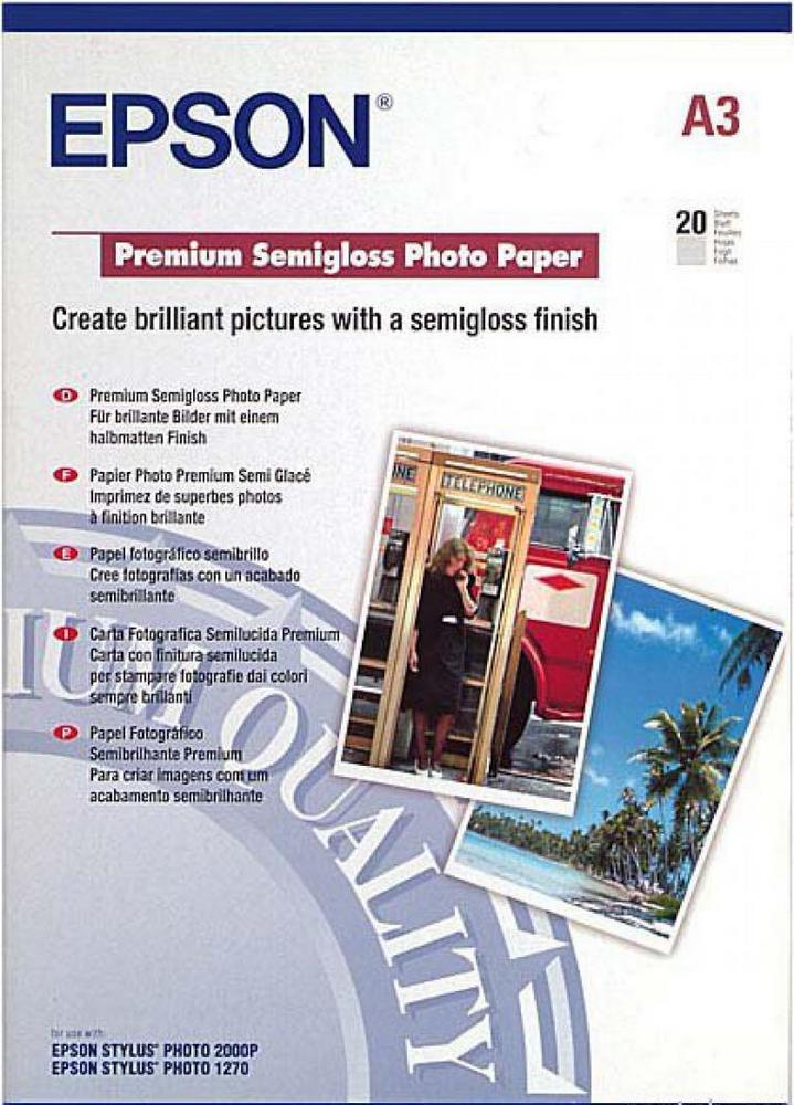 Photo Paper A3 251gr 20 sheets Epson Premium ..