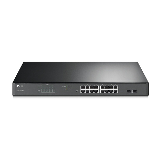 16-Port Gigabit JetStream Smart PoE+ Switch T..