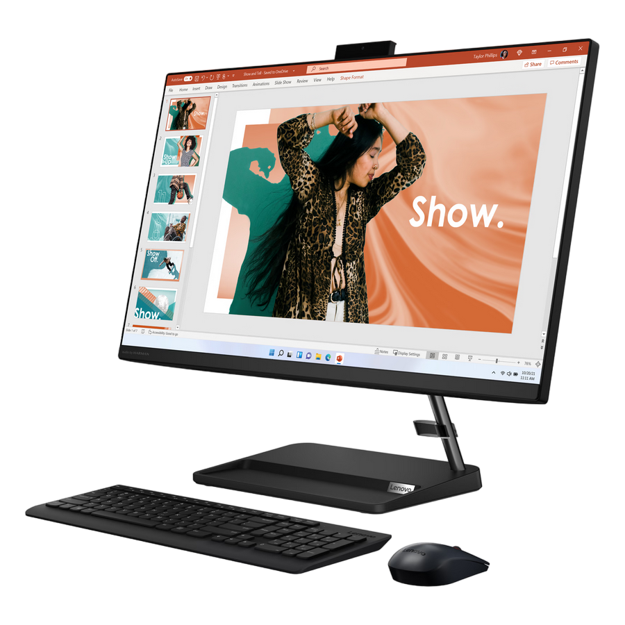 Cumpara  Monoblocuri - Lenovo AIO IdeaCentre 3 24IAP7 Black (23.8