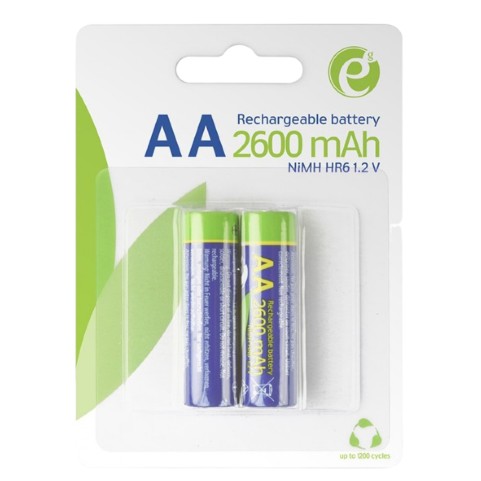 AA 2600mAh, Blister*2, Energenie, Ni-MH, EG-B..