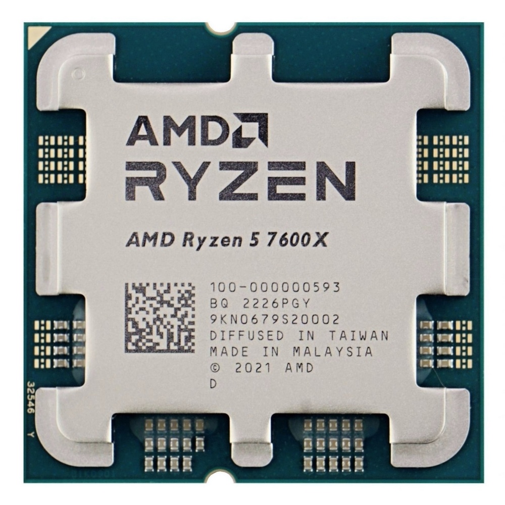 CPU AMD Ryzen 5 7600X  (4.7-5.3GHz, 6C/12T, L2 6MB, L3 32MB, 5nm, 105W), Socket AM5, Rtl