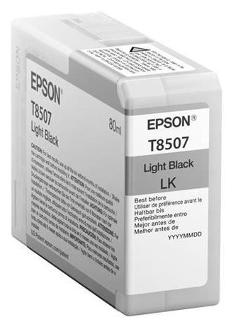 Картридж чернильный Epson T850 UltraChrome HD, 80мл, Светло-Черный