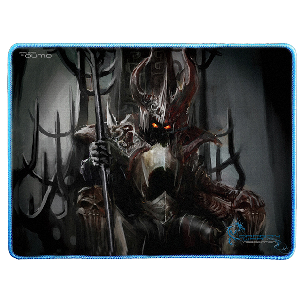 Игровой коврик для мыши QUMO Dead King, Medium, Разноцветный