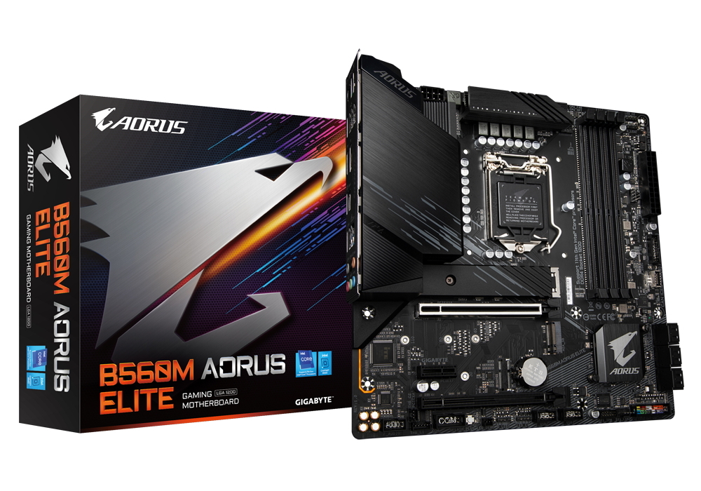 Cumpara  Plăci de bază - MB S1200 Gigabyte B560M AORUS ELITE 1.0  mATX..