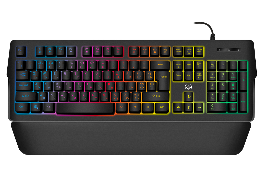 Клавиатура SVEN KB-G9400, Проводное, Чёрный
