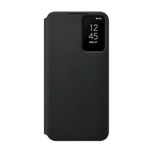 Original Sam. Smart Clear View Cover Galaxy S22+, Black