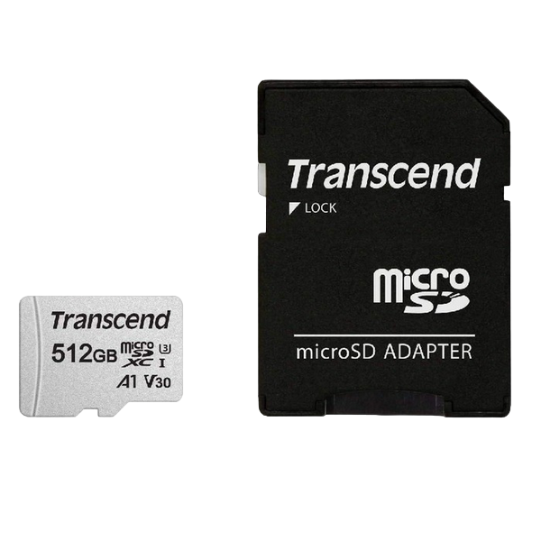 512GB MicroSD (Class 10) UHS-I (U3) +SD adapt..