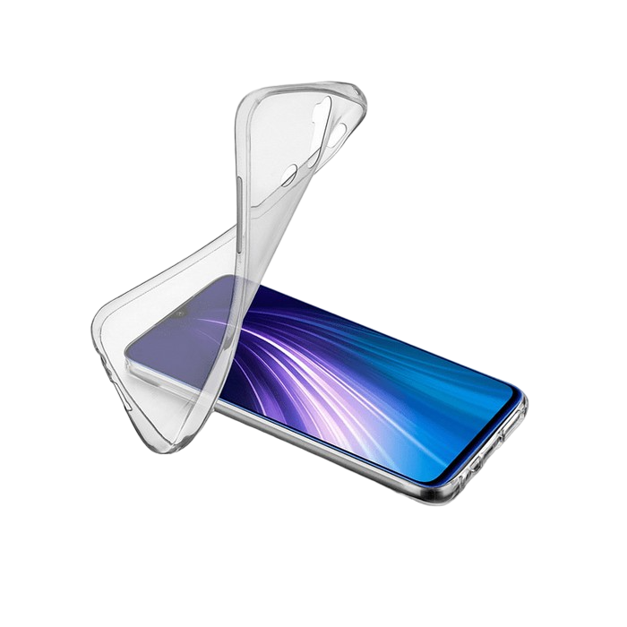Cellular Xiaomi Redmi 8A, Rubber case soft, Transparent