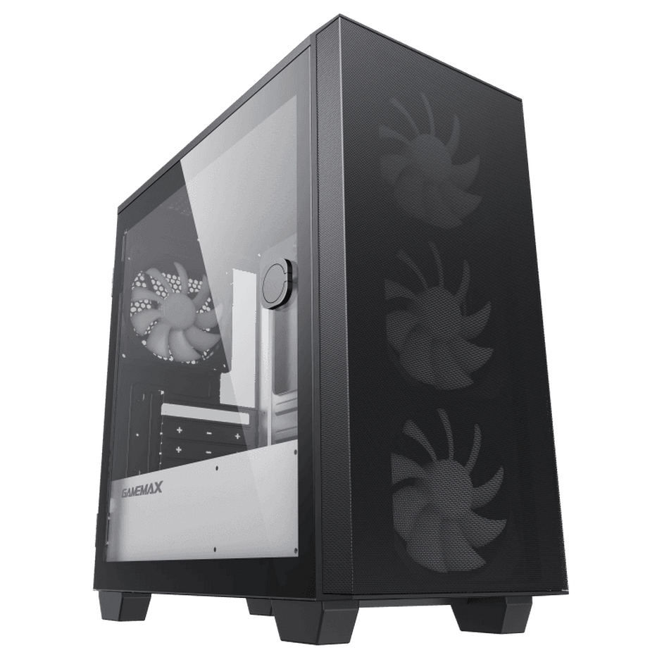 Case mATX GAMEMAX Aero Mini ECO, w/o PSU, 4x1..