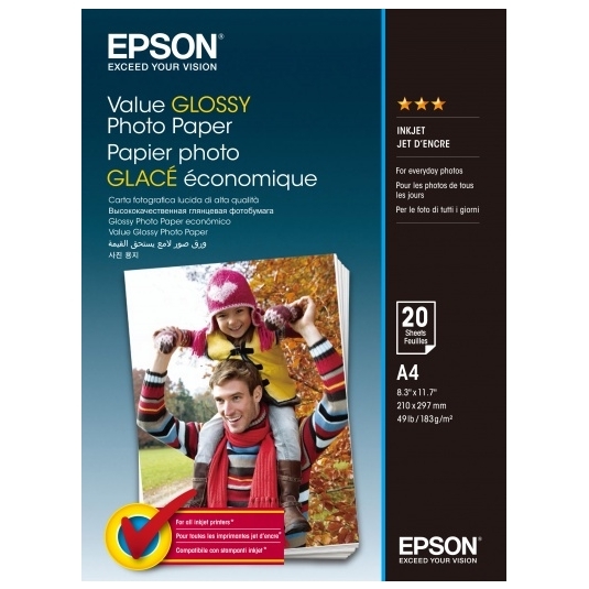 Photo Paper A4 183gr 20 sheets Epson Value Gl..