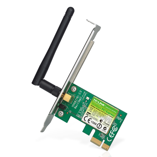 Cumpara  Adaptoare fără fir (PCI, USB) - PCIe Wi-Fi N LAN Adapter TP-LINK 