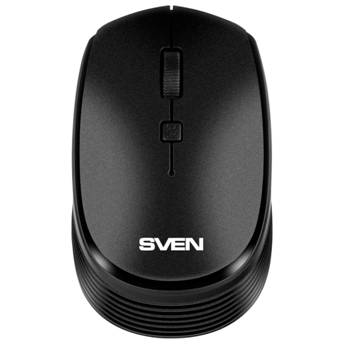 Wireless Mouse SVEN RX-210W, Optical, 800-1400 dpi, 4 buttons, Ambidextrous, 1xAA, Black