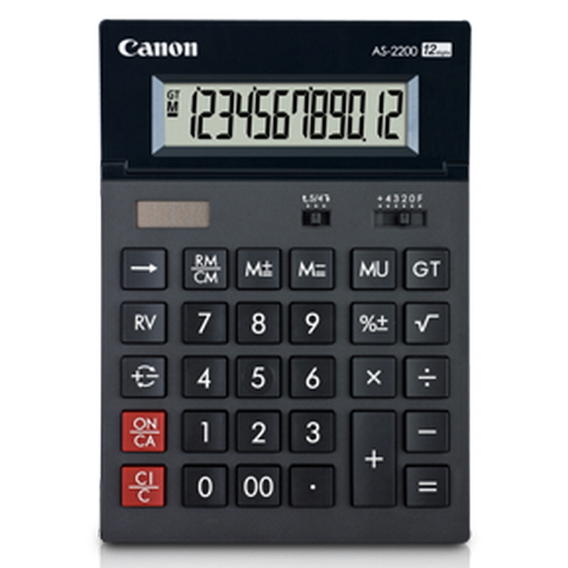 Calculator Canon AS-2200, 12 digit..