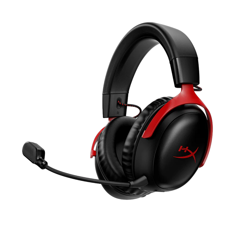 Gaming Wireless Headset HyperX Cloud III, 53mm driver, 10-21kHz, 64 Ohm, 112db, 346g, 120h, DTS, On-