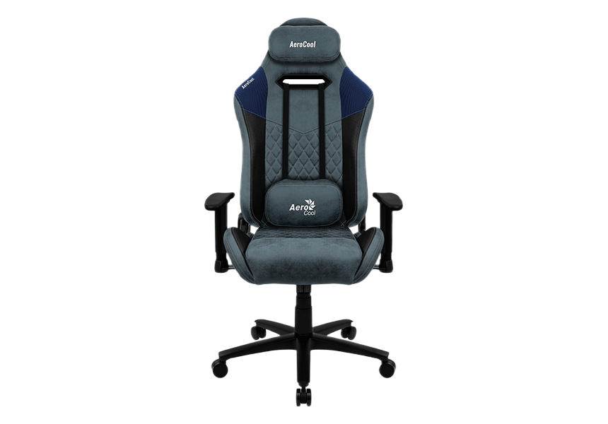 Игровое кресло AeroCool Duke, Искусственная кожа, Синий