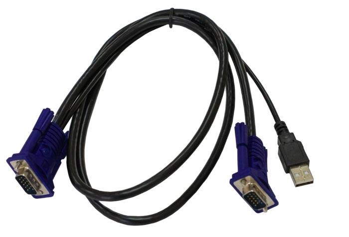 D-Link 1.8M 2 IN 1 USB KVM CABLE, DKVM-CU..