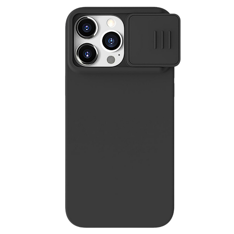 Nillkin Apple iPhone 15 Pro Max, CamShield Silky Silicone Case, Elegant Black