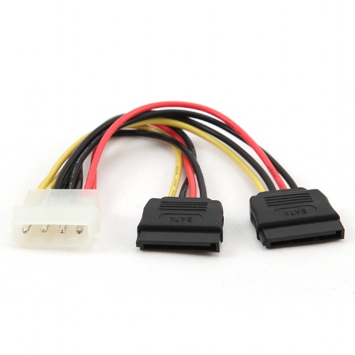 Cumpara  Periferice pentru PC - Cable Serial ATAx2 15 cm, Power, Cablexpert, ..