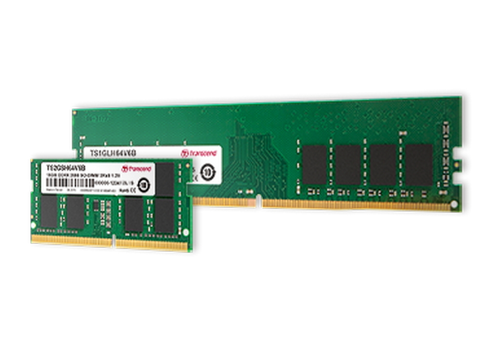 .8GB DDR4-  3200MHz Transcend PC25600, CL22, 288pin DIMM 1.2V