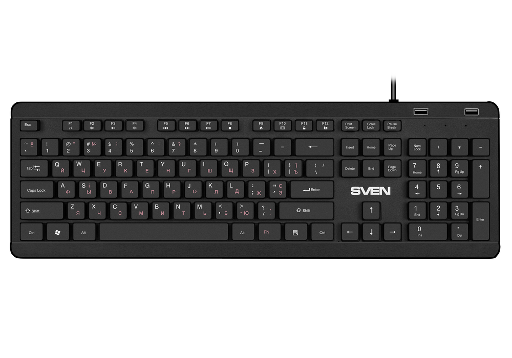 Cumpara  Tastaturi - Keyboard SVEN KB-E5700H, Slim, Low-proﬁle key..