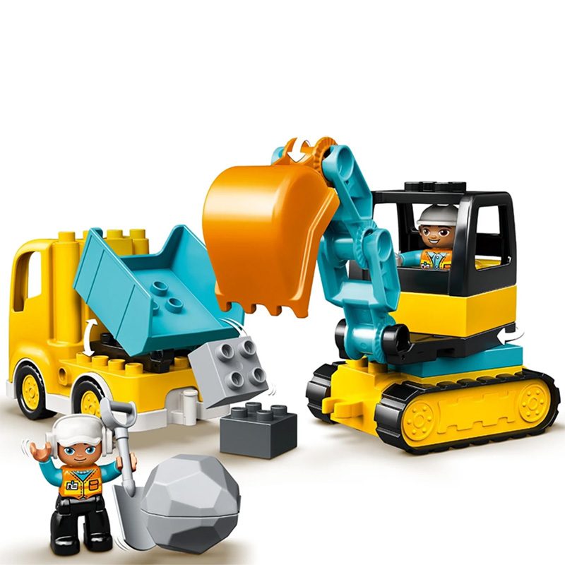 Lego 10931 Truck & Tracked Excavato..