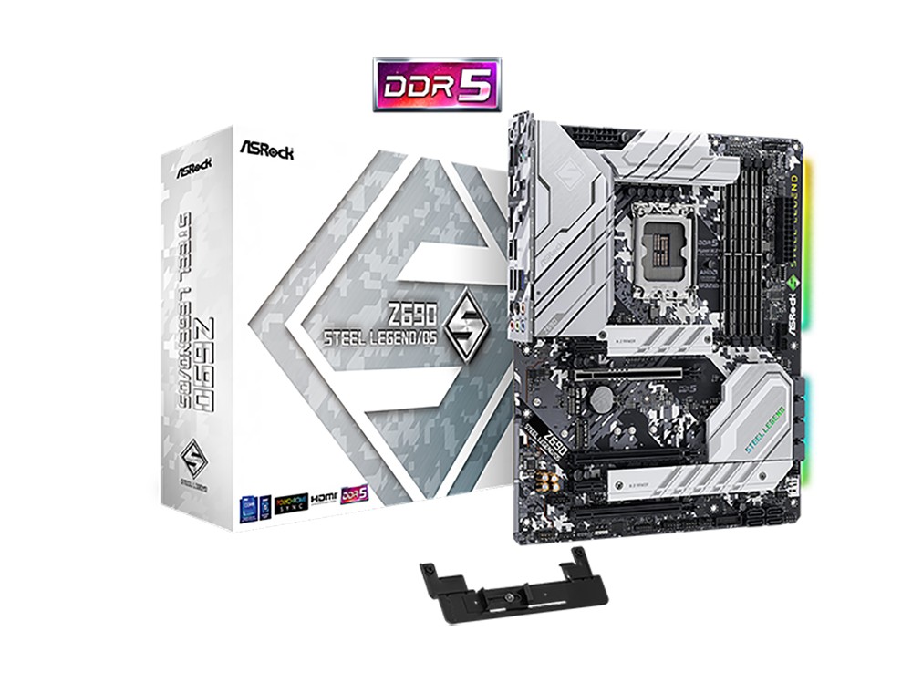 Cumpara  Plăci de bază - MB S1700 ASRock Z690 STEEL LEGEND/D5  ATX..